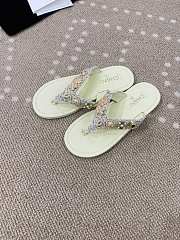 Bagsaaa Chanel Thongs G46304 Light Yellow - 2