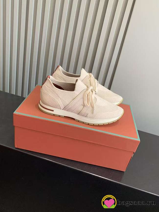 Bagsaaa Loro Piana 360 LP Lady Flexy Walk Sneaker Lotus Root - 1