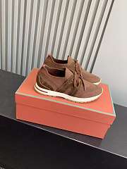 Bagsaaa Loro Piana 360 LP Lady Flexy Walk Sneaker Brown - 1