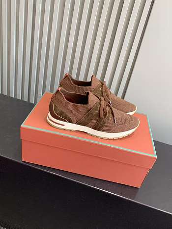 Bagsaaa Loro Piana 360 LP Lady Flexy Walk Sneaker Brown