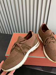 Bagsaaa Loro Piana 360 LP Lady Flexy Walk Sneaker Brown - 4