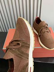 Bagsaaa Loro Piana 360 LP Lady Flexy Walk Sneaker Brown - 2