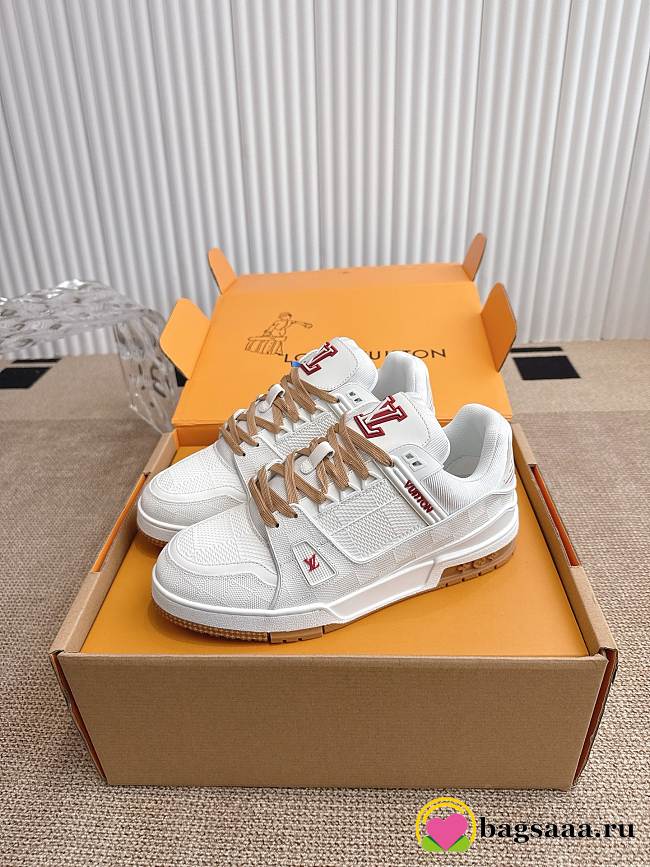 Bagsaaa LV Trainer Sneaker white - 1