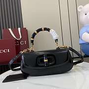 Bagsaaa Gucci Bamboo Diva medium bag 827750 black - 27cm - 1