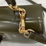 Bagsaaa Gucci Bamboo Diva medium bag 827750 Forest green shiny - 27cm - 3