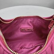 Bagsaaa Miu Miu Wander matelassé nappa leather bag 5BC125 pink - 20cm - 2