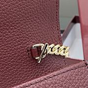 Bagsaaa Gucci GG Marmont bi-color wallet on chain 497985 red & beige - 20cm - 3