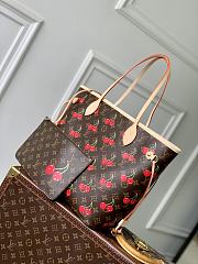 Bagsaaa M13263 LV x TM Neverfull MM Monogram cherry - 31cm - 2