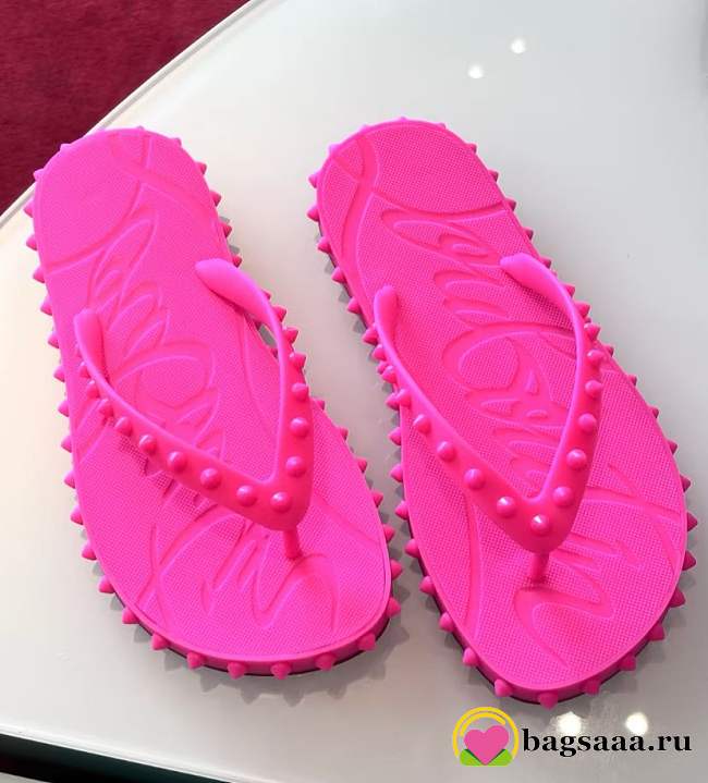 Bagsaaa Christian Loubotin Super Loubi Flip Pink - 1