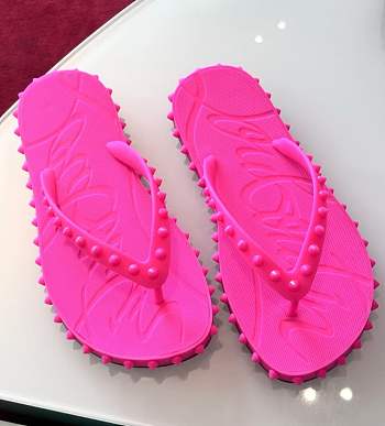 Bagsaaa Christian Loubotin Super Loubi Flip Pink