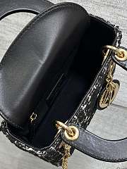 Bagsaaa Lady Dior Mini Black Tweed - 17cm - 2