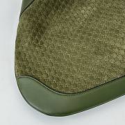 Bagsaaa Gucci B medium shoulder bag 834981 green suede - 42cm - 2
