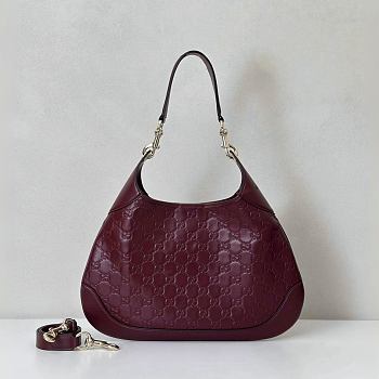 Bagsaaa Gucci B medium shoulder bag 834981 red - 42cm