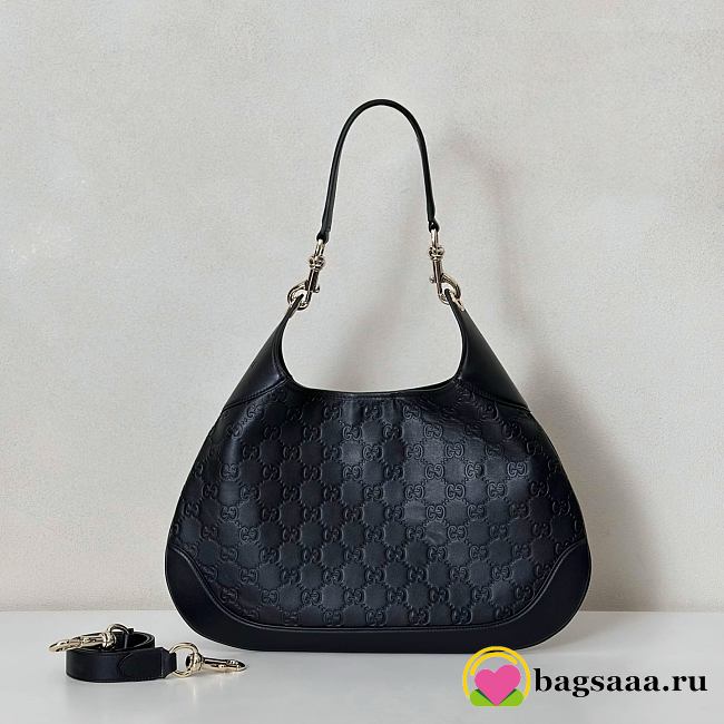 Bagsaaa Gucci B medium shoulder bag 834981 black - 42cm - 1