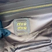 Bagsaaa Miu Miu Beau leather top-handle bag 5BB172 Briarwood - 30cm - 2