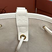Bagsaaa Loro Piana Extra Drawstring backpack L27 white - 27cm - 4