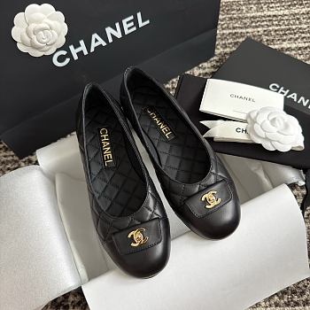 Bagsaaa Chanel Ballerina Flats Black