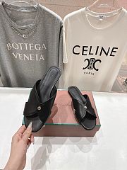 Bagsaaa Loro Piana Vera Sandal Black - 3