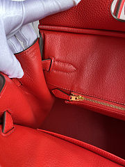 Bagsaaa Hermes Birkin 30 Togo Leather Red - 4