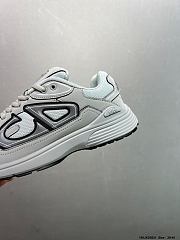 Bagsaaa Dior B30 Countdown Sneaker Gray Mesh and Gray Technical Fabric - 4