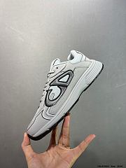 Bagsaaa Dior B30 Countdown Sneaker Gray Mesh and Gray Technical Fabric - 3