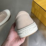 Bagsaaa Fendi Domino sneakers Beige nubuck leather low-tops - 2