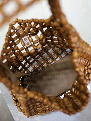 Bagsaaa YSL le 5 à 7 large in wood beads 823807 brown - 35cm - 2