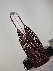 Bagsaaa YSL supple bucket in wood beads 821911 brown - 45cm - 4