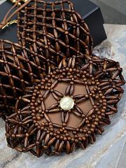 Bagsaaa YSL supple bucket in wood beads 821911 brown - 45cm - 3