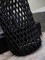 Bagsaaa YSL supple bucket in wood beads 821911 black - 45cm - 4