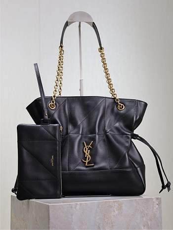 Bagsaaa YSL jamie shopping small in lambskin 833948 black - 29cm