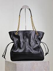 Bagsaaa YSL jamie shopping small in lambskin 833948 black - 29cm - 2