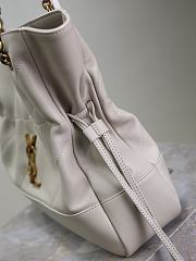 Bagsaaa YSL jamie shopping small in lambskin 833948 white - 29cm - 3