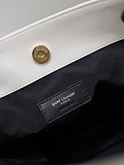 Bagsaaa YSL jamie shopping small in lambskin 833948 white - 29cm - 2