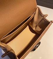 Bagsaaa Delvaux Brillant Mini Surpiqué Brown - 20cm - 4