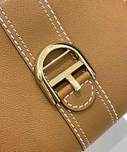 Bagsaaa Delvaux Brillant PM Surpiqué Brown - 24cm - 4