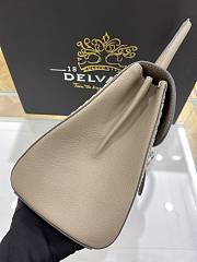 Bagsaaa Delvaux Brillant PM Surpiqué Gray - 24cm - 4