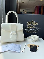 Bagsaaa Delvaux Brillant Mini White - 20cm - 1