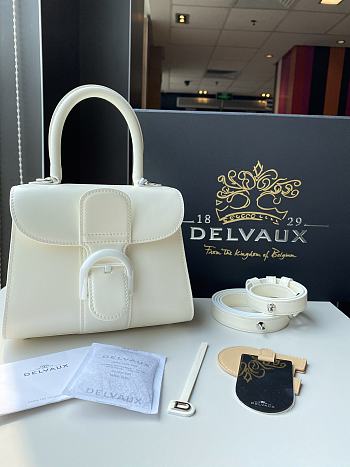 Bagsaaa Delvaux Brillant Mini White - 20cm
