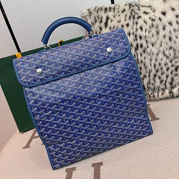 Bagsaaa Goyard Saint Léger Backpack Blue - 37cm