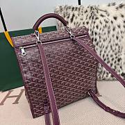 Bagsaaa Goyard Saint Léger Backpack Burgundy - 37cm - 4