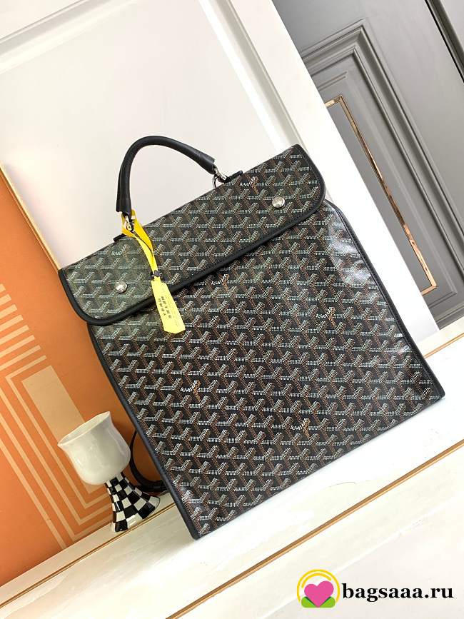 Bagsaaa Goyard Saint Léger Backpack Black - 37cm - 1