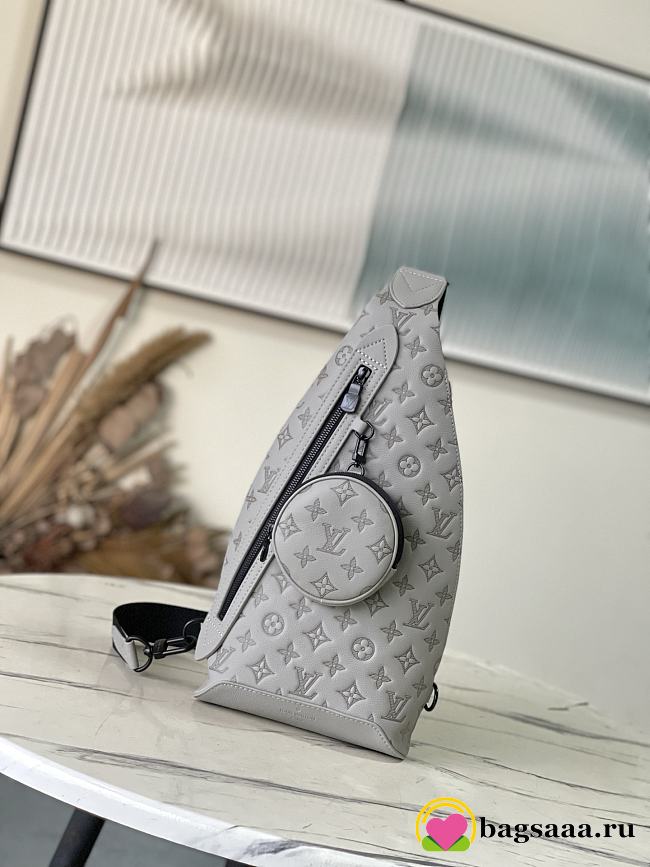 Bagsaaa LV M14916 Duo Slingbag Gray - 42cm - 1