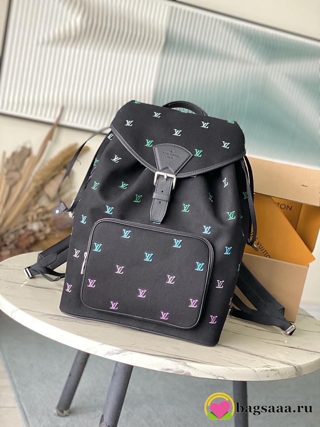 Bagsaaa LV M14135 Montsouris Backpack Gradient Blue - 40cm - 1