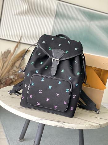 Bagsaaa LV M14135 Montsouris Backpack Gradient Blue - 40cm