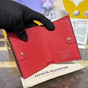 Bagsaaa M13420 LV x TM Lisa Wallet cherry - 11.5cm - 4