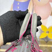 Bagsaaa LV M15023 Keepall Bandoulière 35 Gray/Pink - 34cm - 4