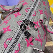 Bagsaaa LV M15023 Keepall Bandoulière 35 Gray/Pink - 34cm - 2