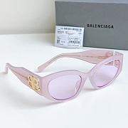Bagsaaa Balenciaga Bossy Round Af Sunglasses in Light Pink - 4
