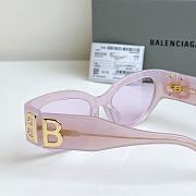 Bagsaaa Balenciaga Bossy Round Af Sunglasses in Light Pink - 2